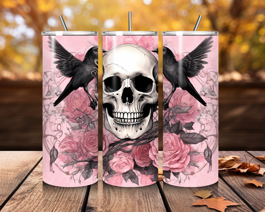 "Skull rosa"