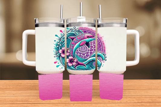 "Dolphin pink"