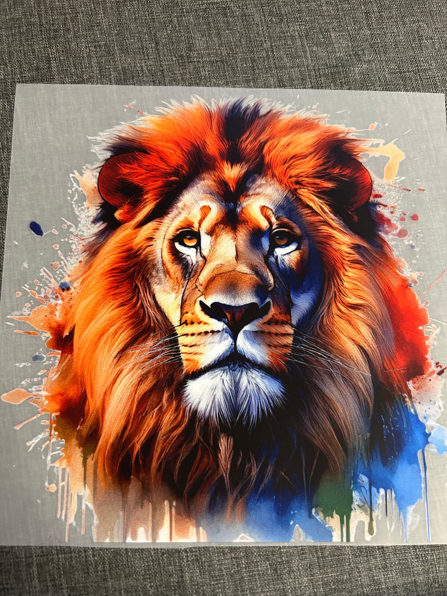 Bügelbild "Löwe"
