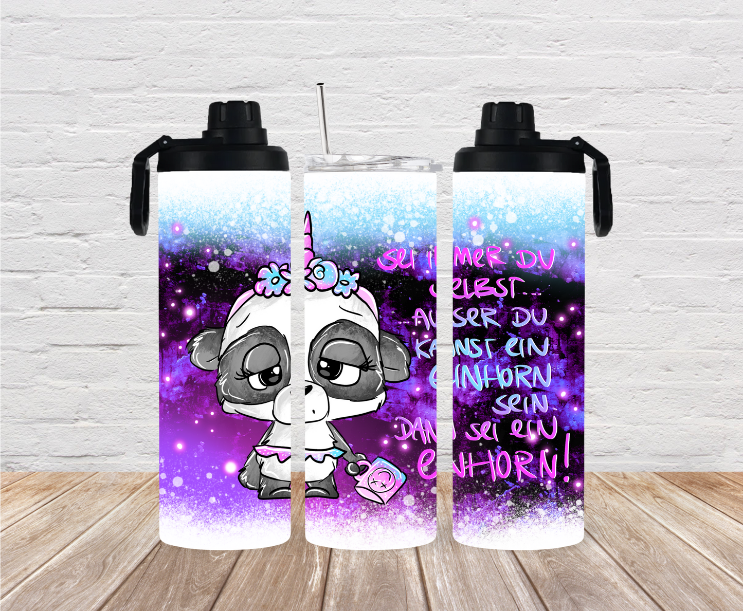 "Sei ein Einhorn"